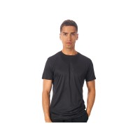 Мужская спортивная футболка Turin из комбинируемых материалов, черный