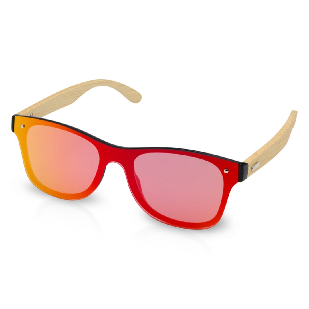 Солнцезащитные очки Tan с бамбуковыми дужками - Желтый