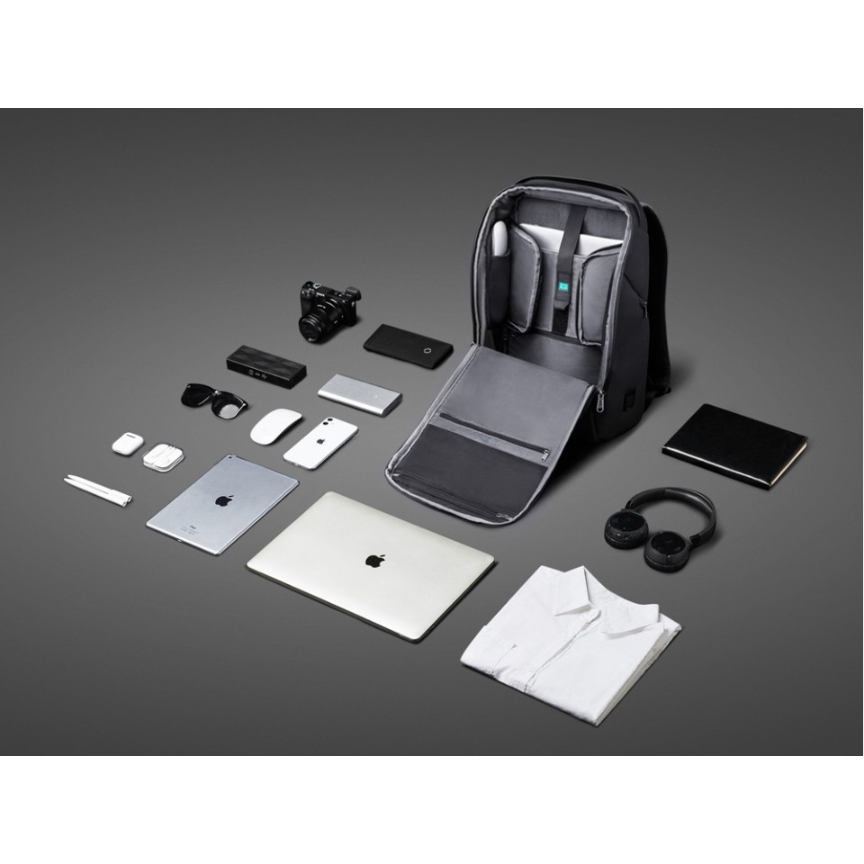 Антикражный рюкзак FlexPackPro для ноутбука 15.6", серый/черный