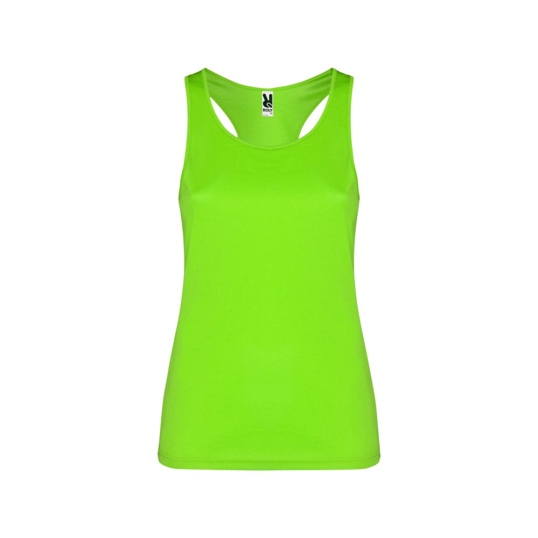 Топ спортивный "Shura" женский, лаймовый