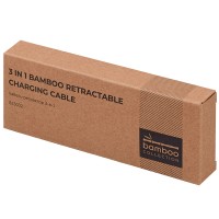 Универсальный кабель с ретрактором 3-в-1 «Retrax», черный