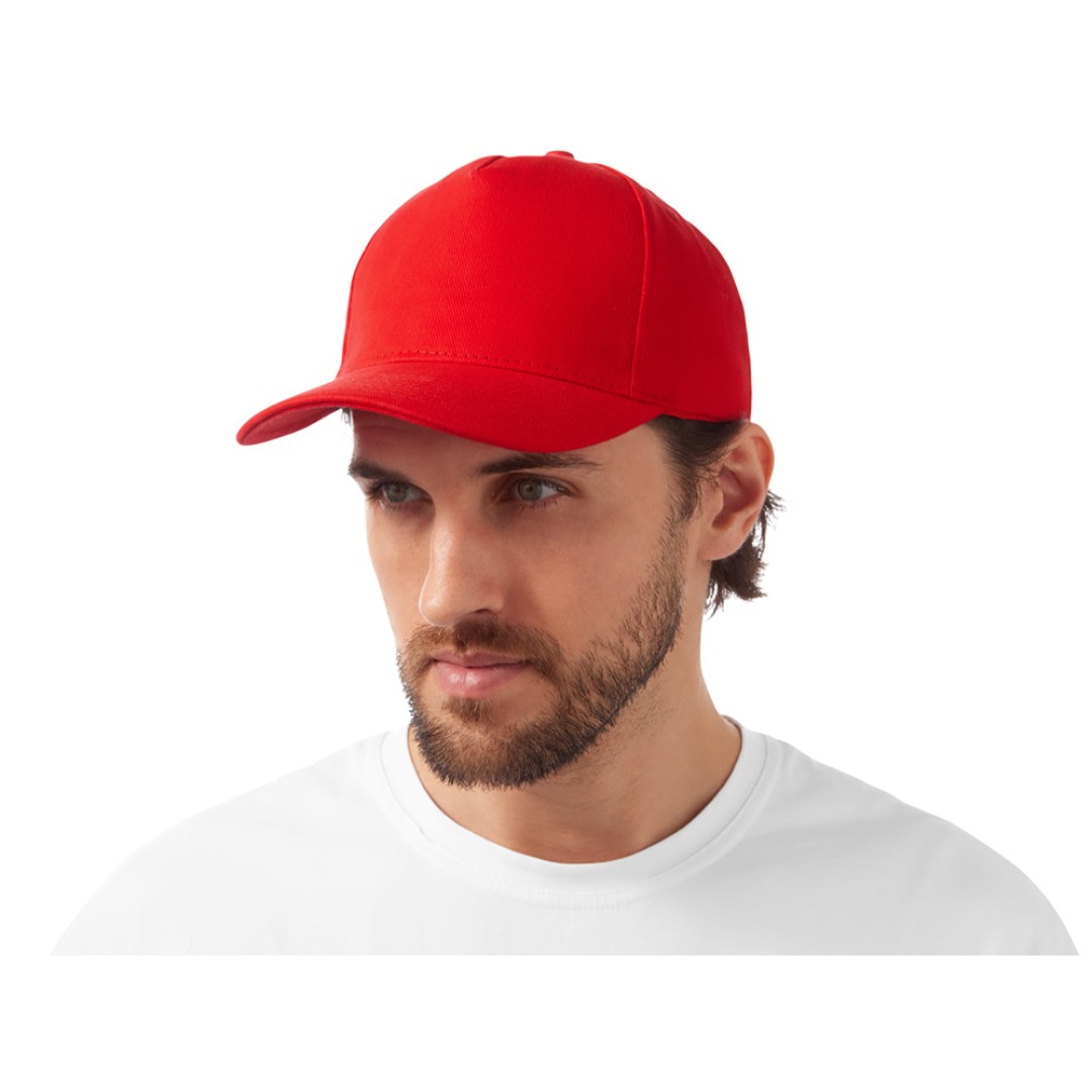 Бейсболка "Florida" 5-ти панельная, красный