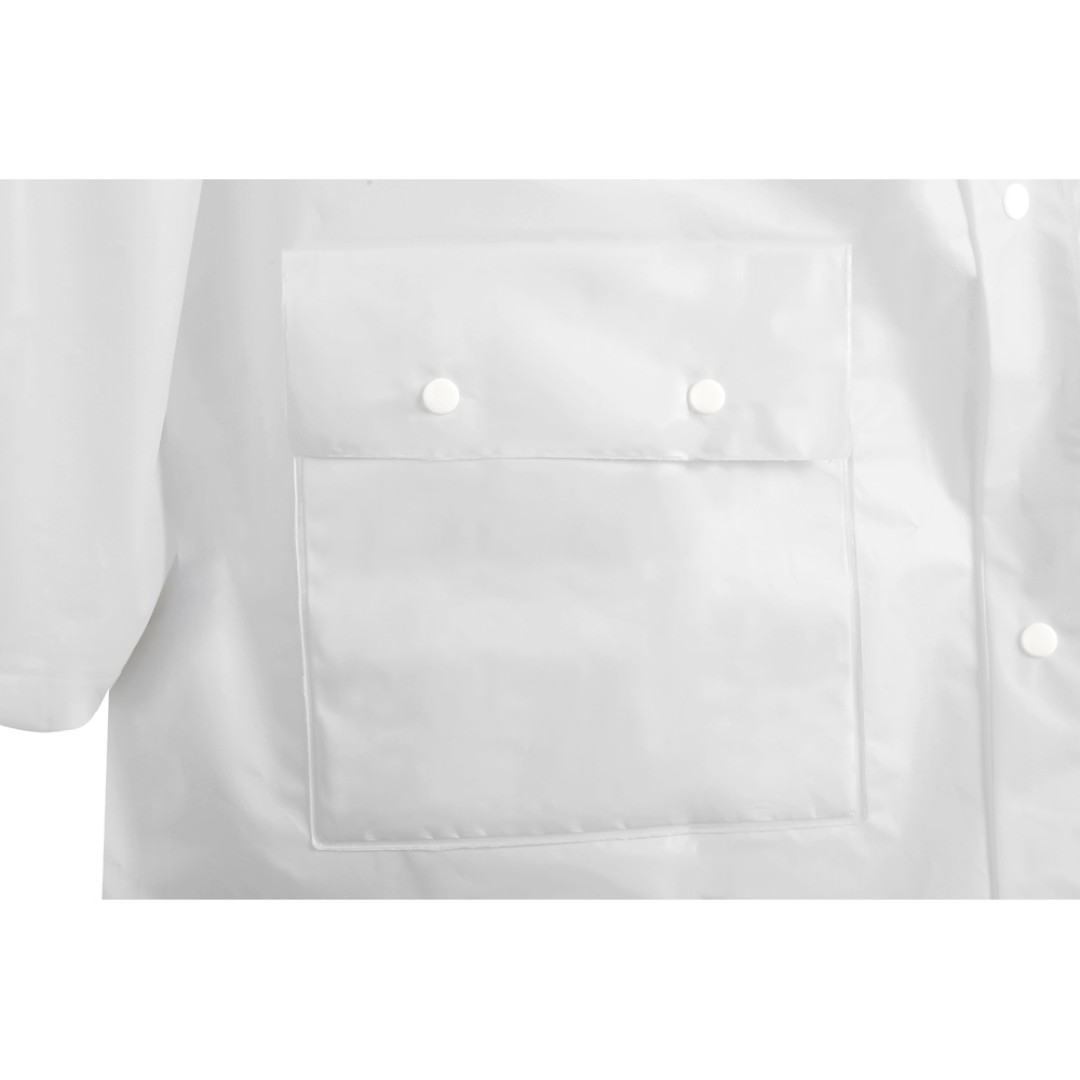 Дождевик «Hawaii pro» c чехлом унисекс, белый