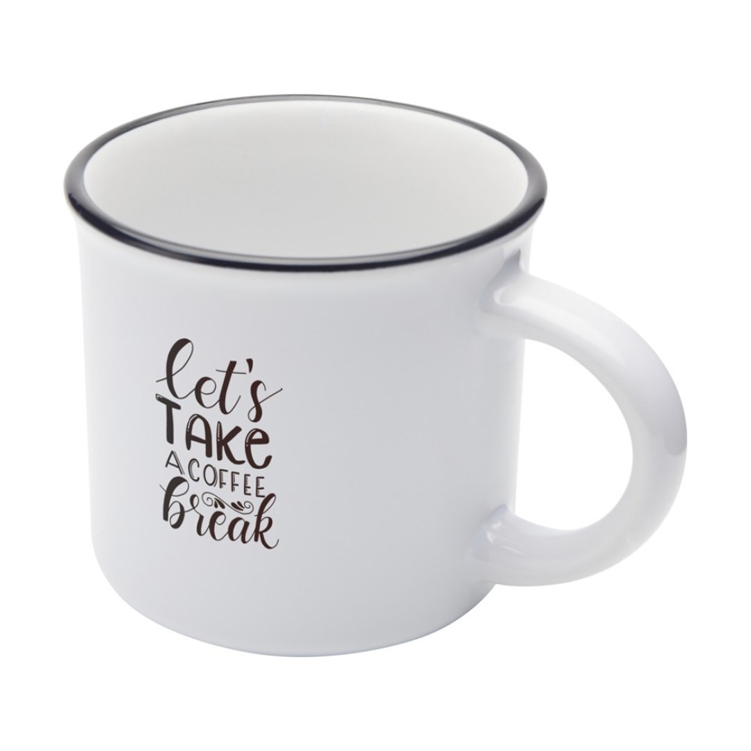 Bari керамическая кружка объемом 240 мл, белый