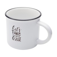 Bari керамическая кружка объемом 240 мл, белый