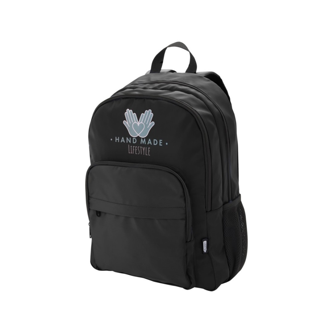 Рюкзак для ноутбука Trend Plus 15”GRS из переработанного материала объемом 20 литров, сплошной черный