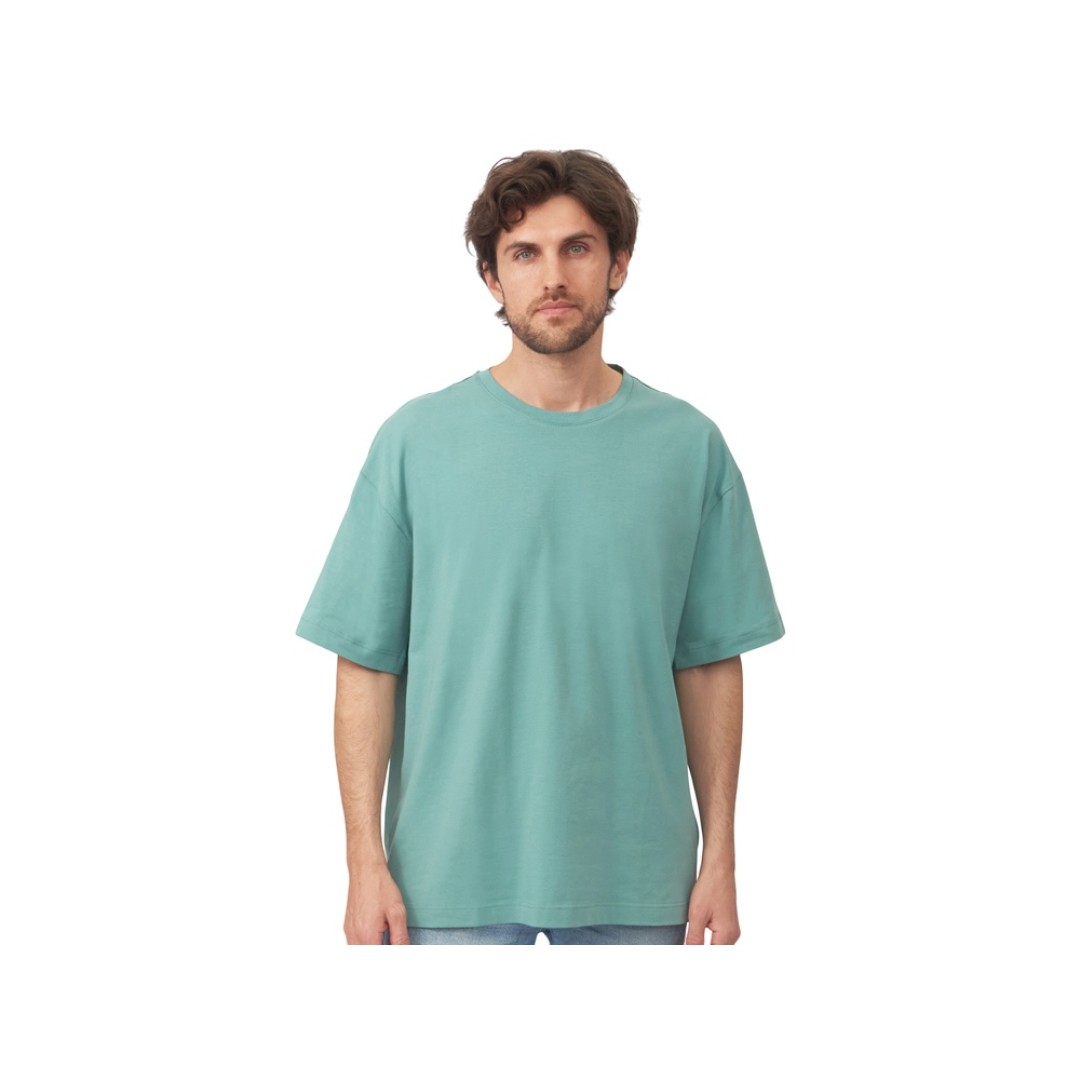 Футболка оверсайз «Vienna» унисекс , припылено-бирюзовый