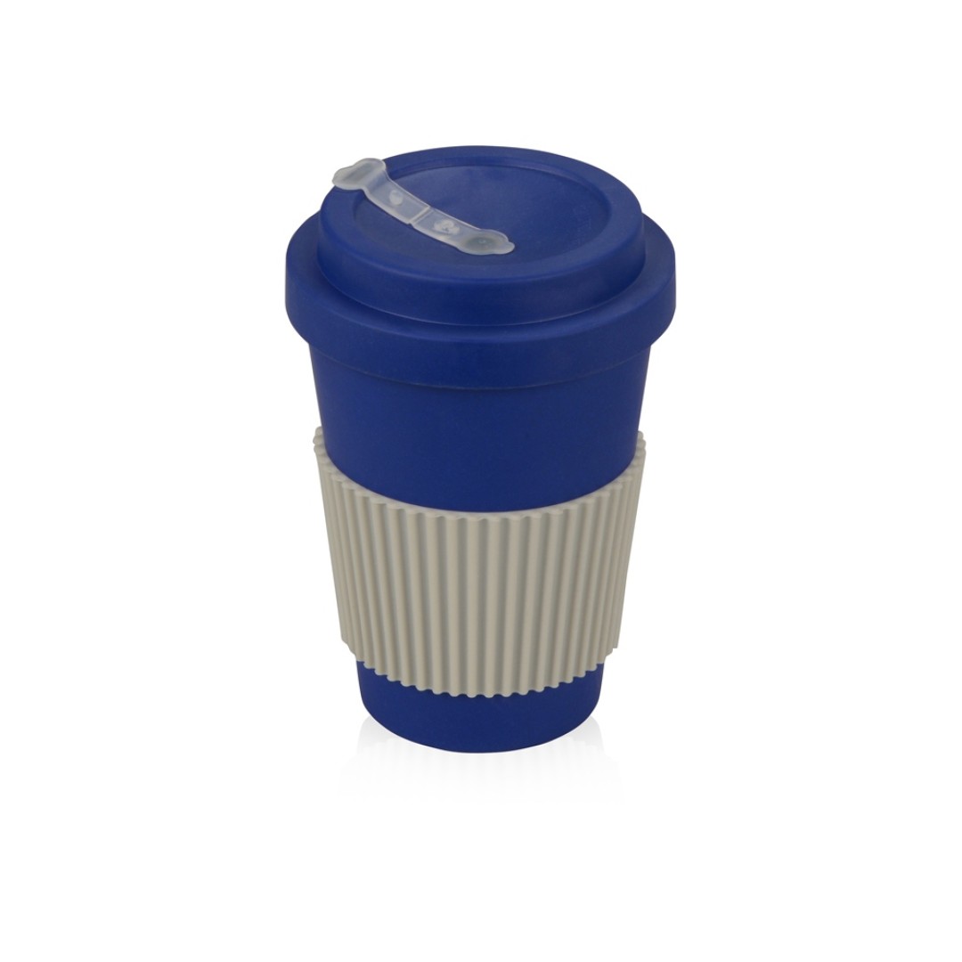 Термокружка "Muffin" из натуральных волокон, темно-синий