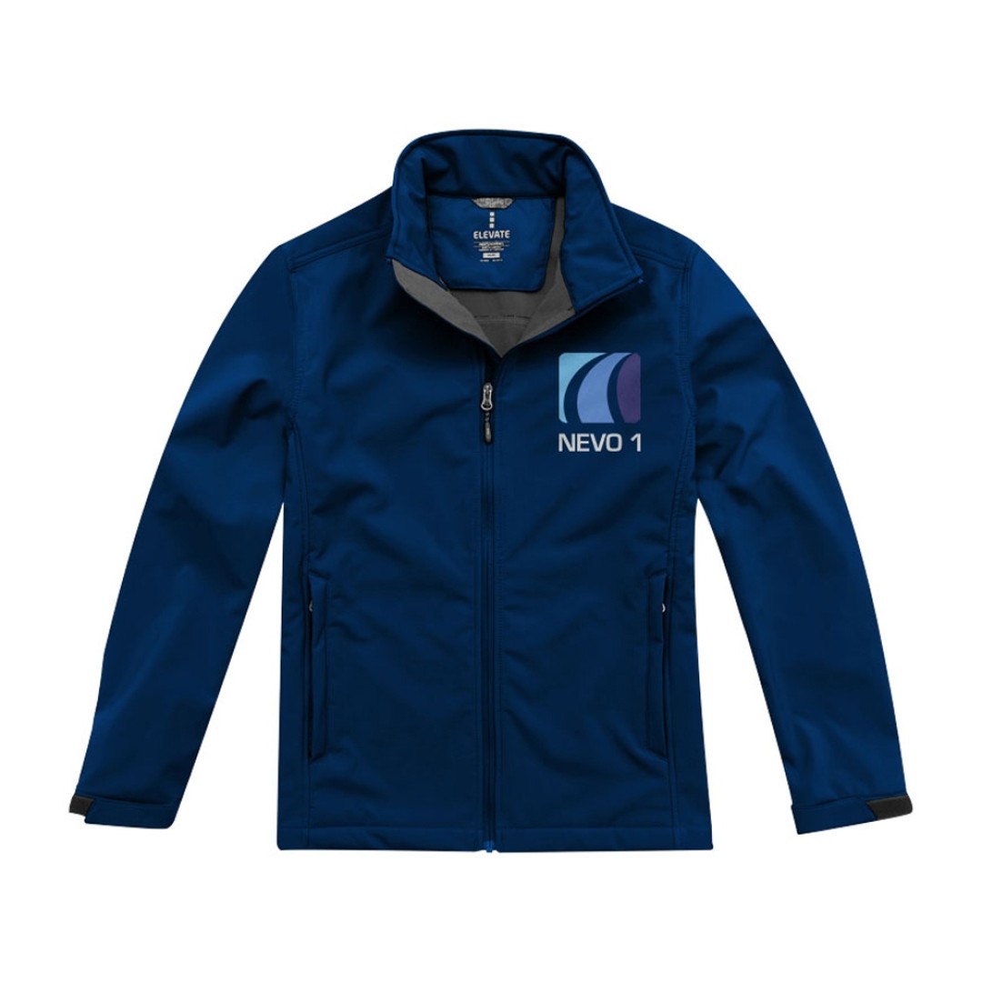 Куртка софтшел "Maxson" мужская, темно-синий