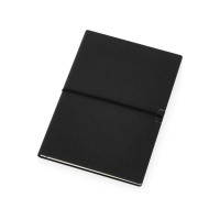 Блокнот "Horizon" с горизонтальной резинкой, гибкая обложка, 80 листов, черный