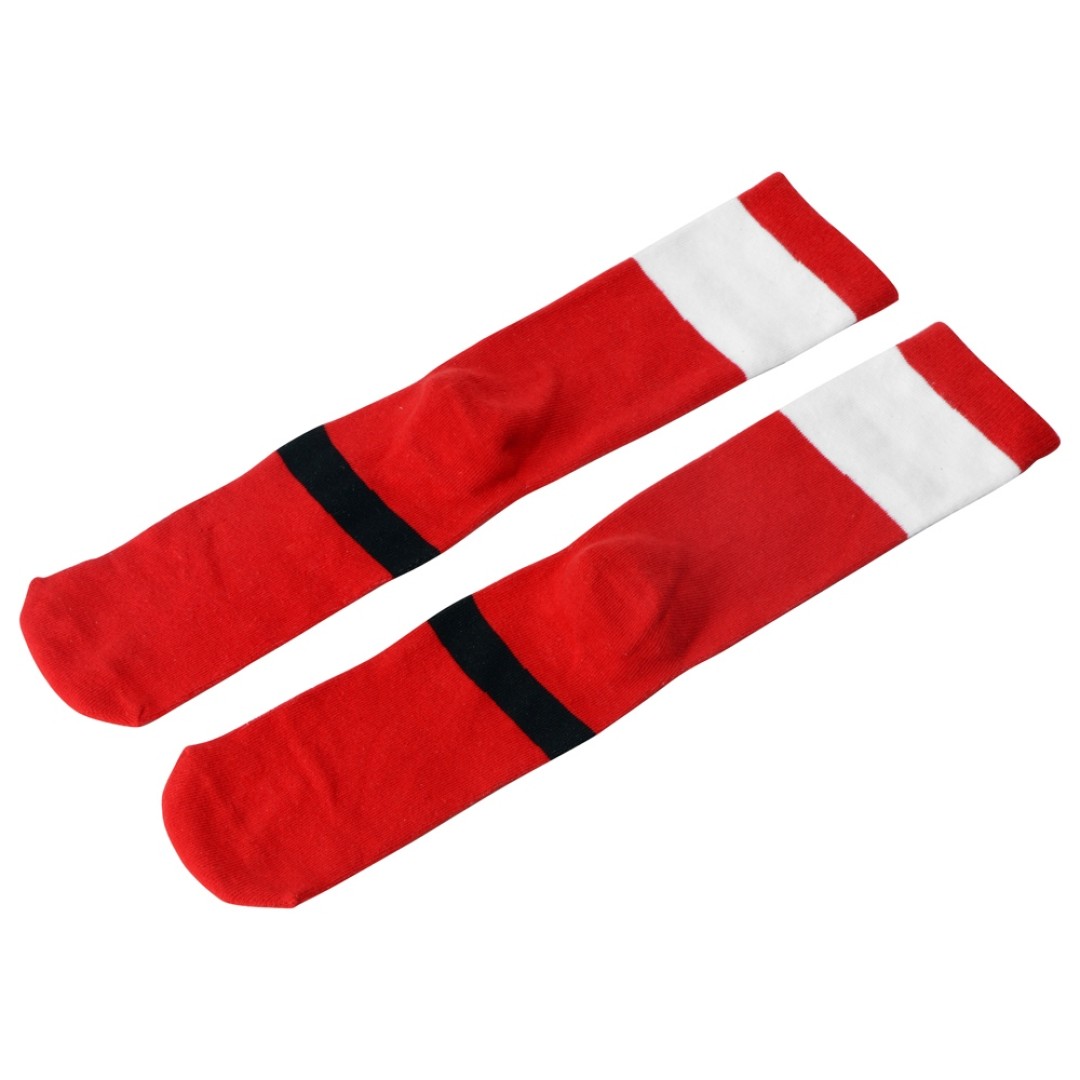 Набор носков с рождественской символикой в мешке женские, 2 пары, красный