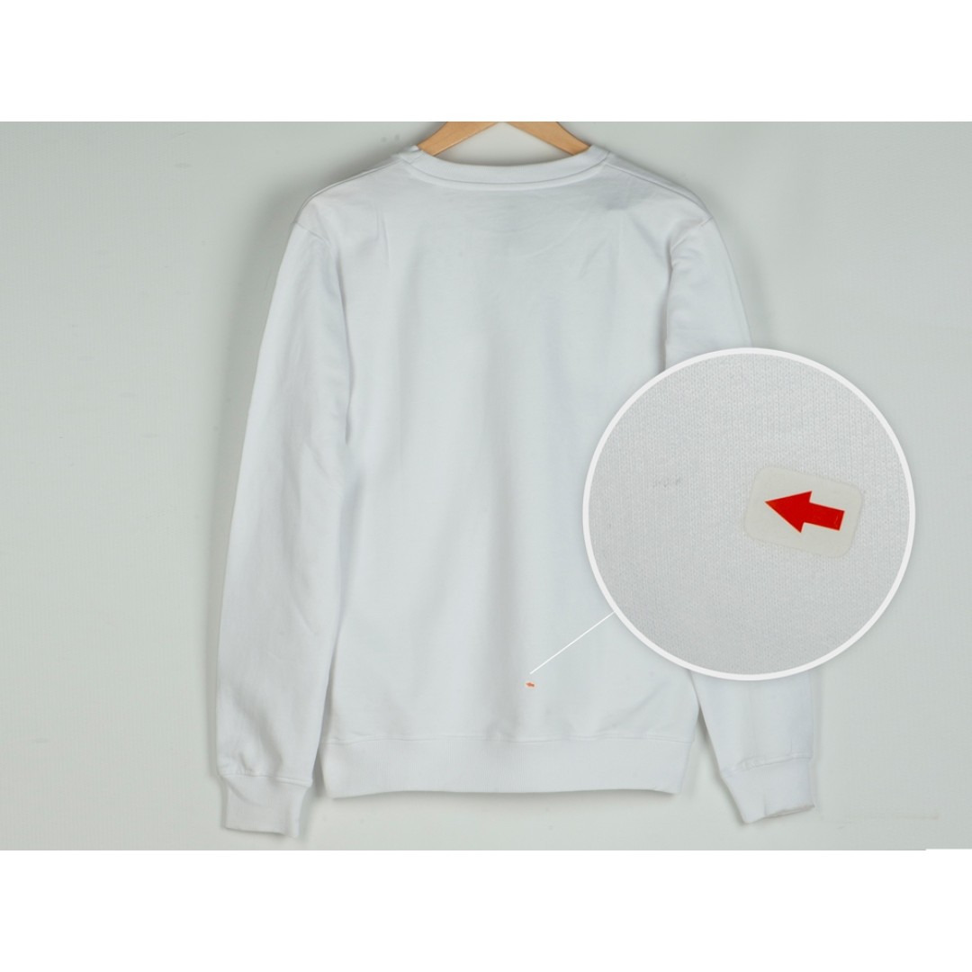 Свитшот "Motion" унисекс с начесом, белый