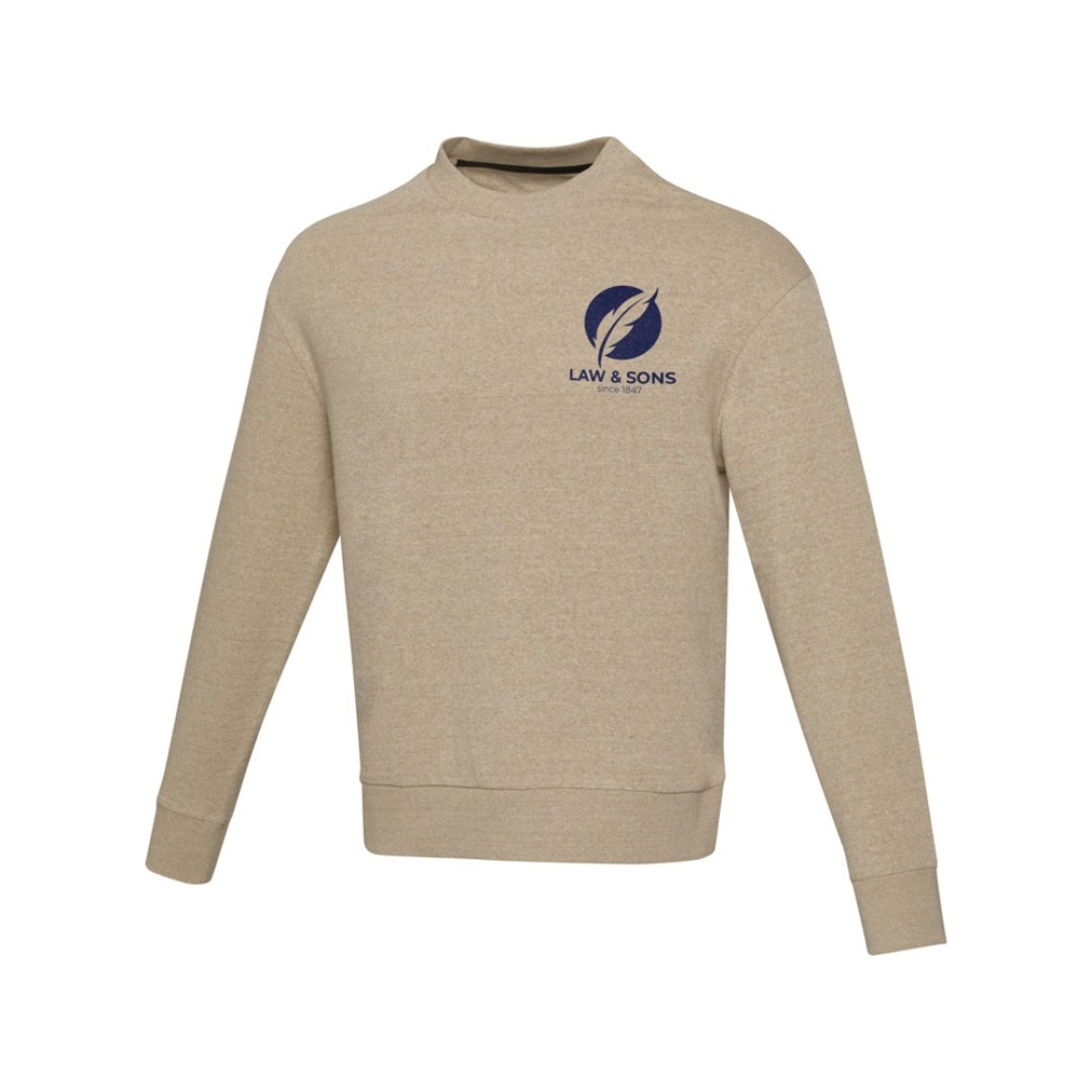 Jet унисекс Aware™ свитер с круглым вырезом из переработанных материалов - Oatmeal