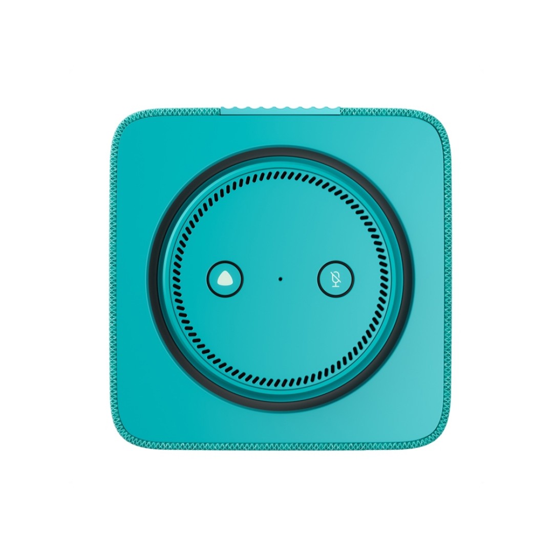 Умная колонка ЯНДЕКС Станция Макс с Алисой, с Zigbee, 65 Вт, цвет: бирюзовый (YNDX-00053TRQ)