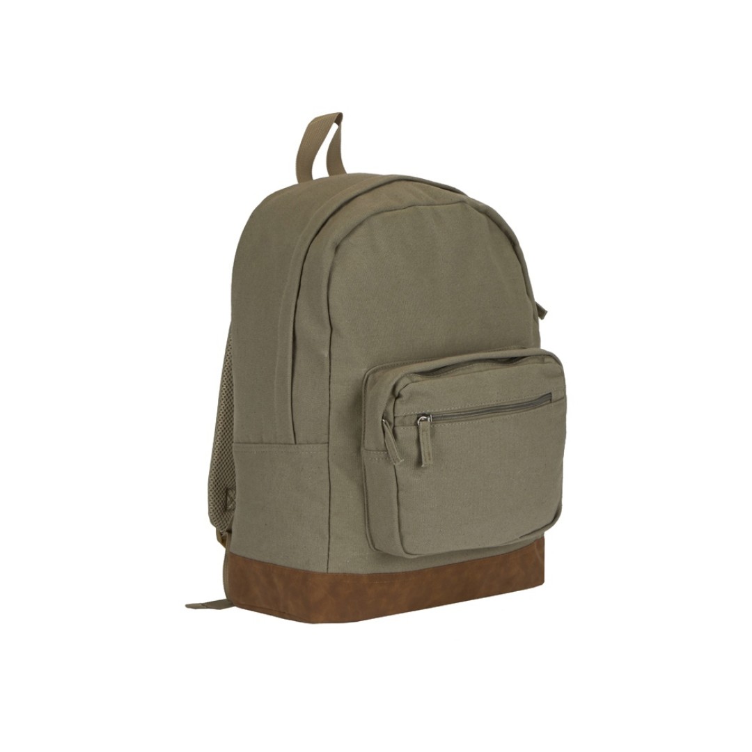 Рюкзак Shammy с эко-замшей для ноутбука 15", бежевый