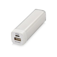 Портативное зарядное устройство "Ангра", 2200 mAh, белый