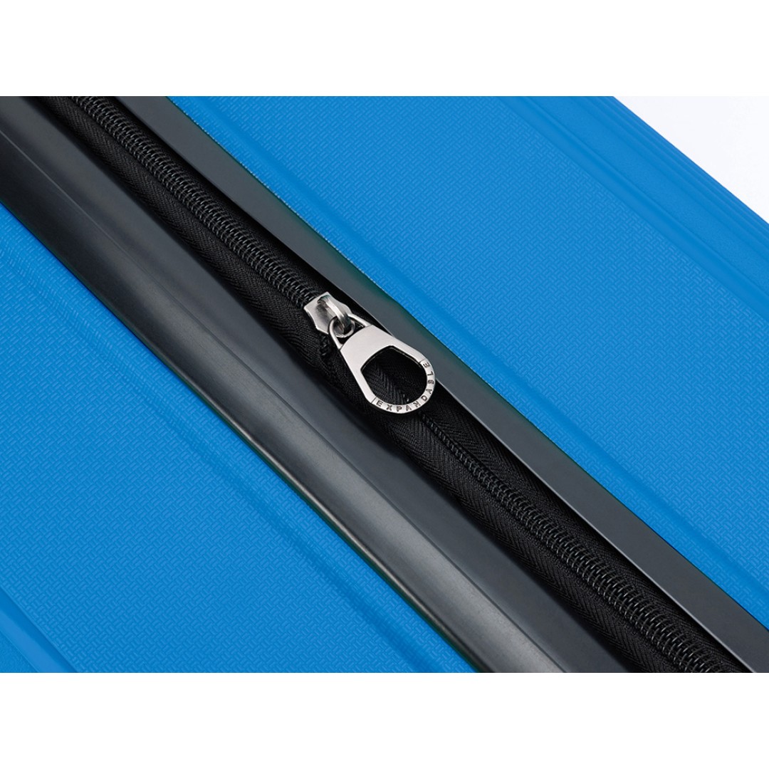Чемодан TORBER В Отпуск, ярко-синий, полипропилен, 65,5 х 43,5 х 26 см, 62 л