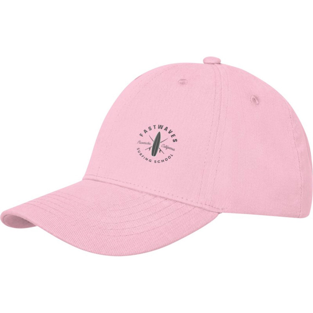 Бейсболка Davis, 6 панелей, light pink