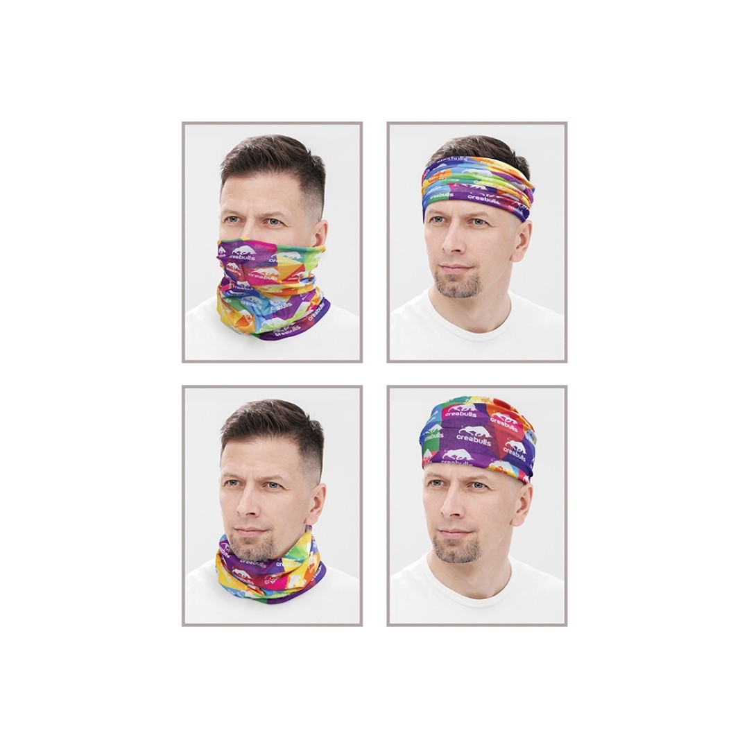 Многофункциональная бандана с возможностью полноцветной печати
