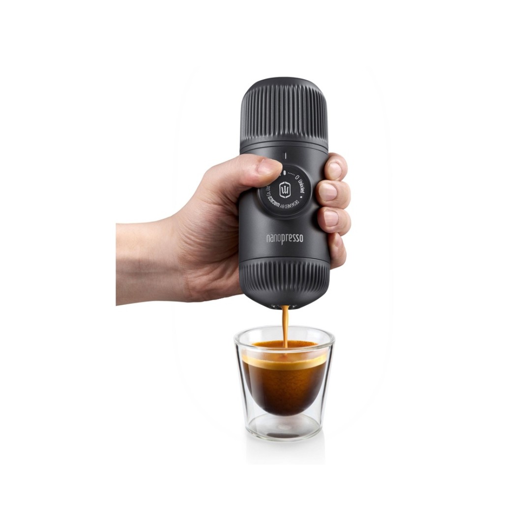 Ручная мини-кофемашина WACACO Nanopresso + кейс для хранения WCCNPHC