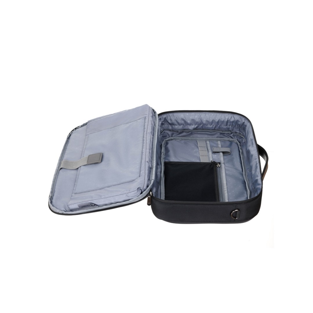 Сумка для ноутбука TORBER VOYAGE 15.6'', черный, нейлон/микрофибра, 43 х 10 х 29 см, 12л