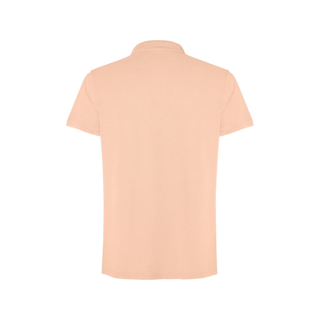 Рубашка поло «Cobain» унисекс, светло-абрикосовый выстиранный