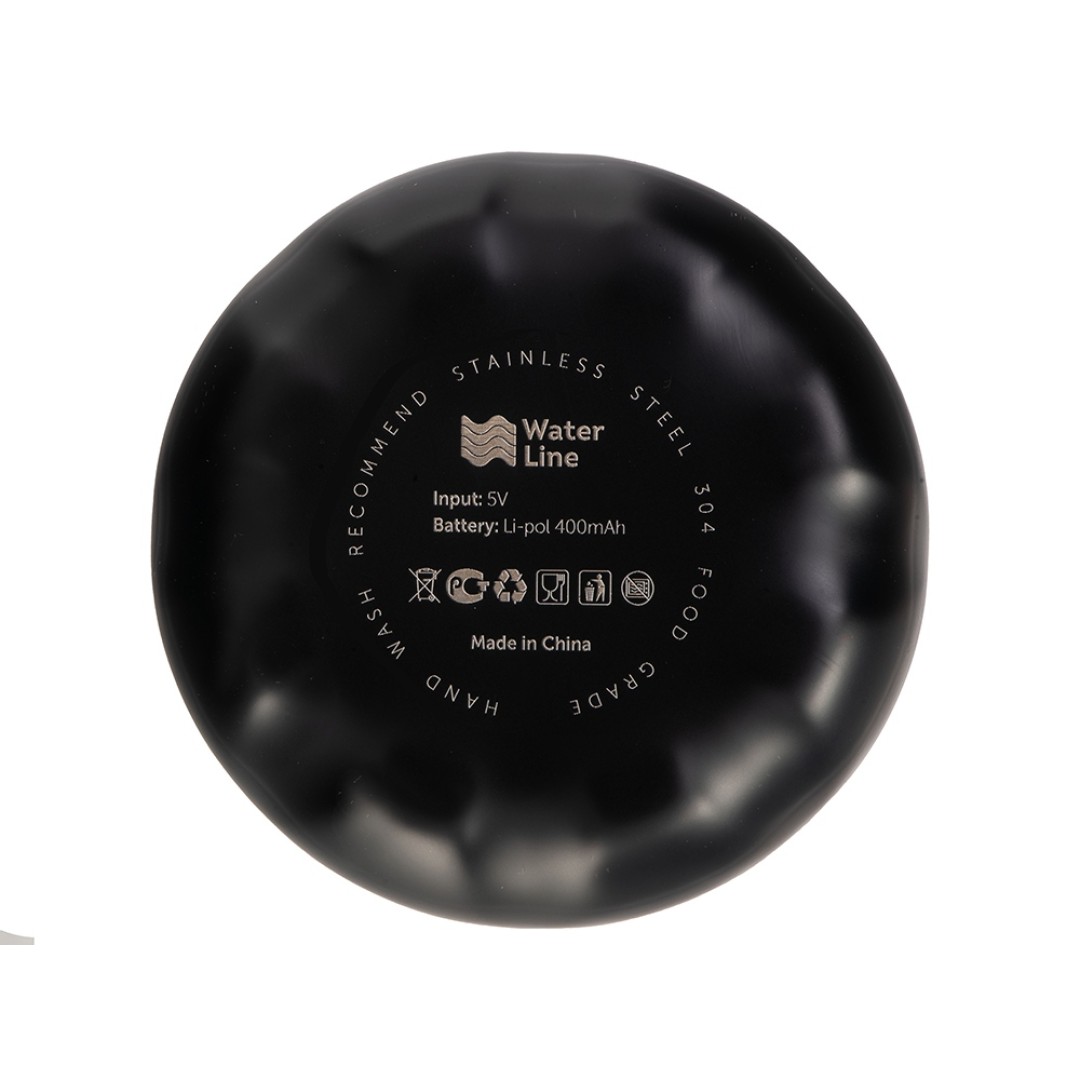 Вакуумная термобутылка с УФ-стерилизацией "Photon", черный, 500 мл