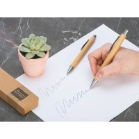 Набор ручка и механический карандаш "Tender bamboo", натуральный