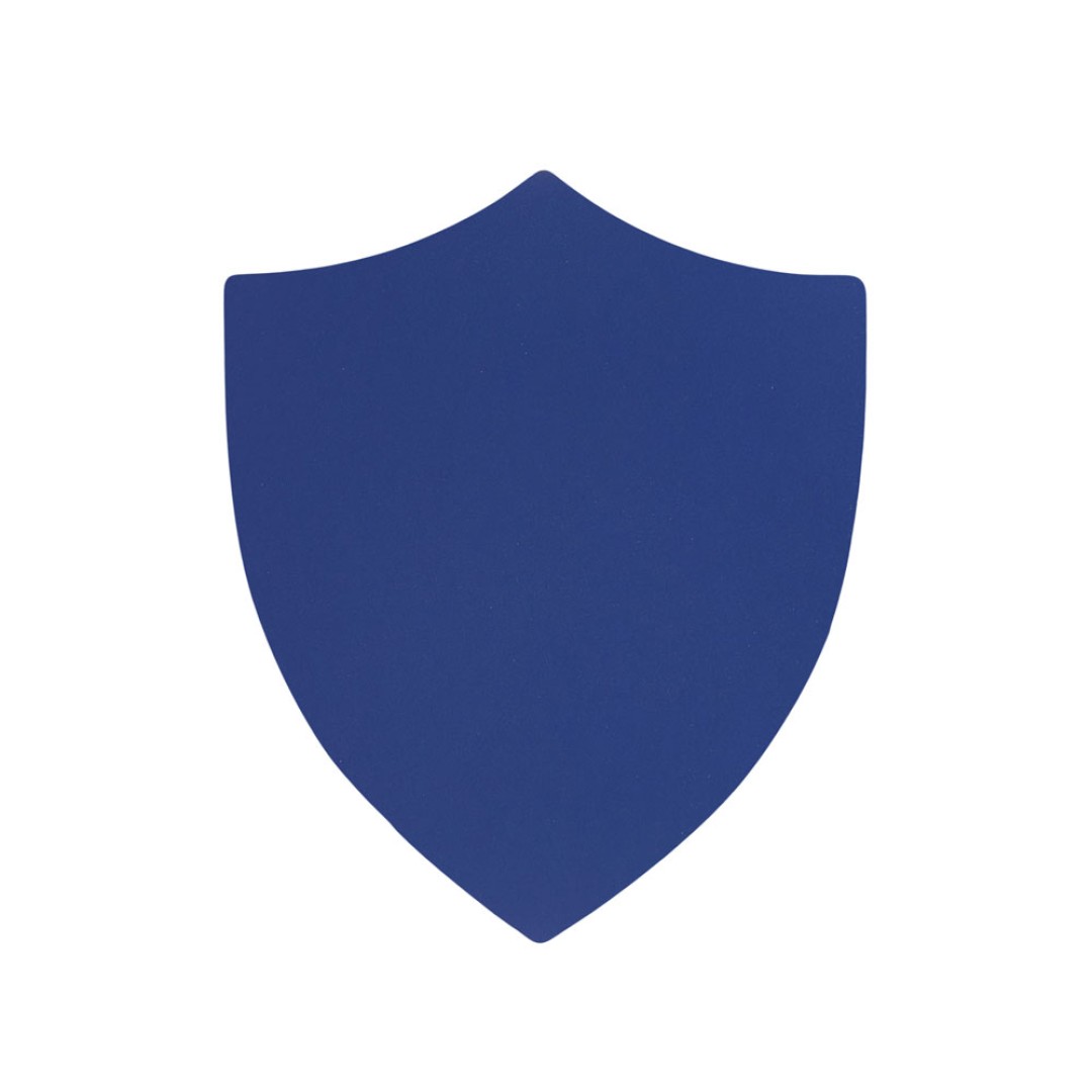 ПАТЧ ЩИТ soft-touch (синий) 6,6 х 5,5 см