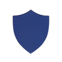 ПАТЧ ЩИТ soft-touch (синий) 6,6 х 5,5 см