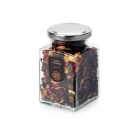 Чай черный, серия "Bouquet", манго-маракуйя, стеклянная банка