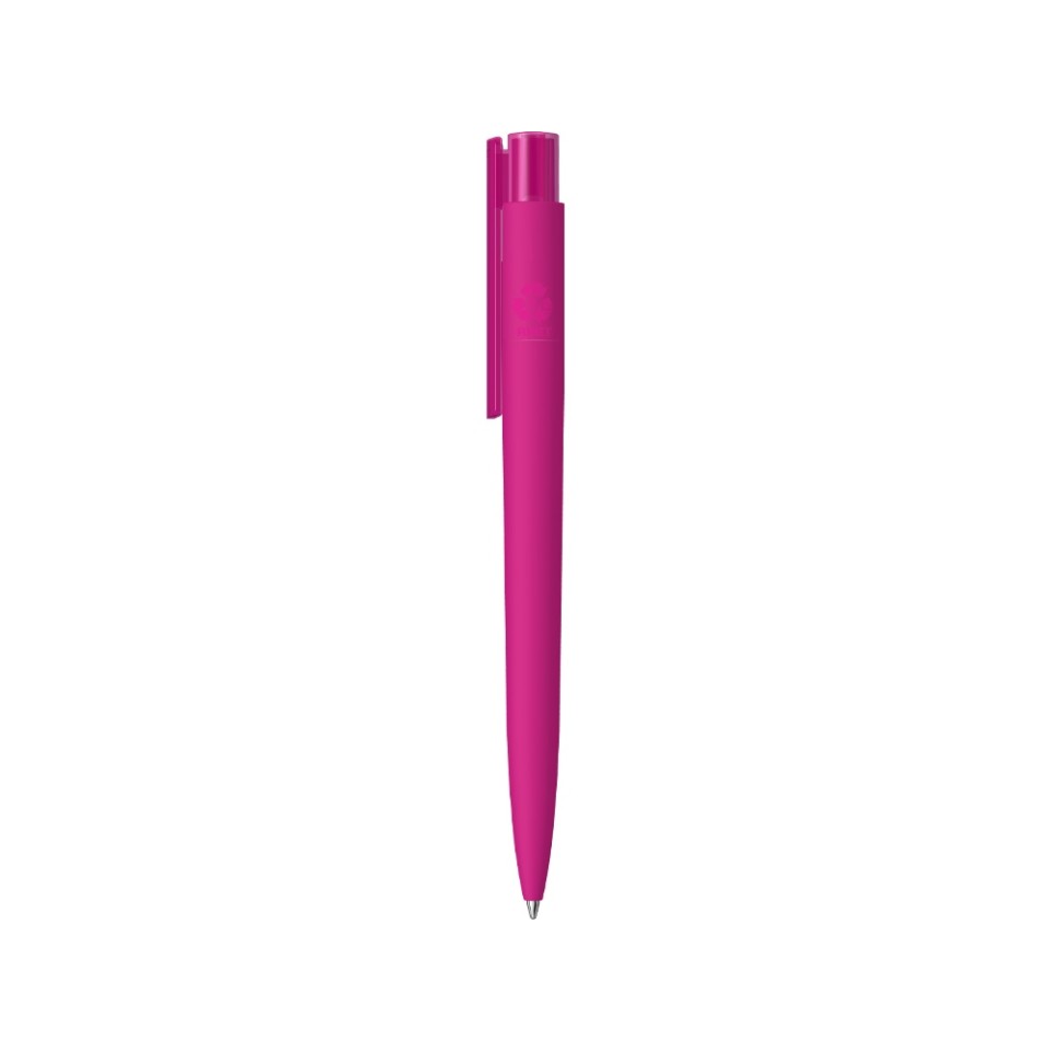 Шариковая ручка "RECYCLED PET PEN PRO K transparent GUM" soft-touch, розовый