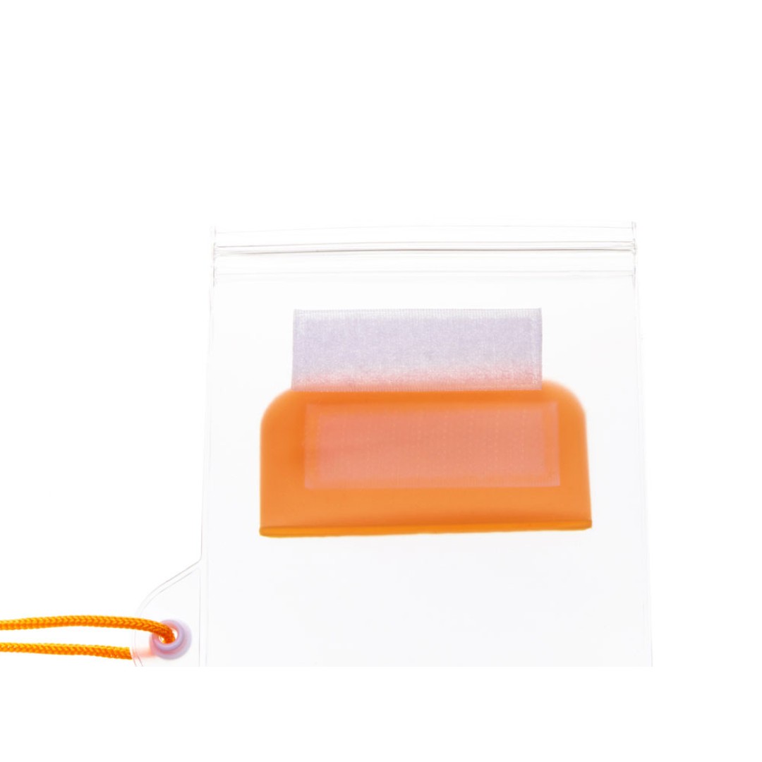 Влагостойкий чехол "Repel", оранжевый/прозрачный