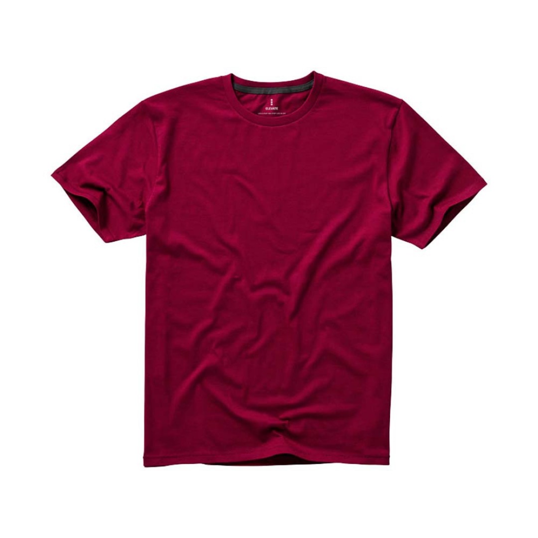 Nanaimo мужская футболка с коротким рукавом, бургунди