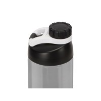 Спортивная бутылка для воды с держателем "Biggy", 1000 мл, белый