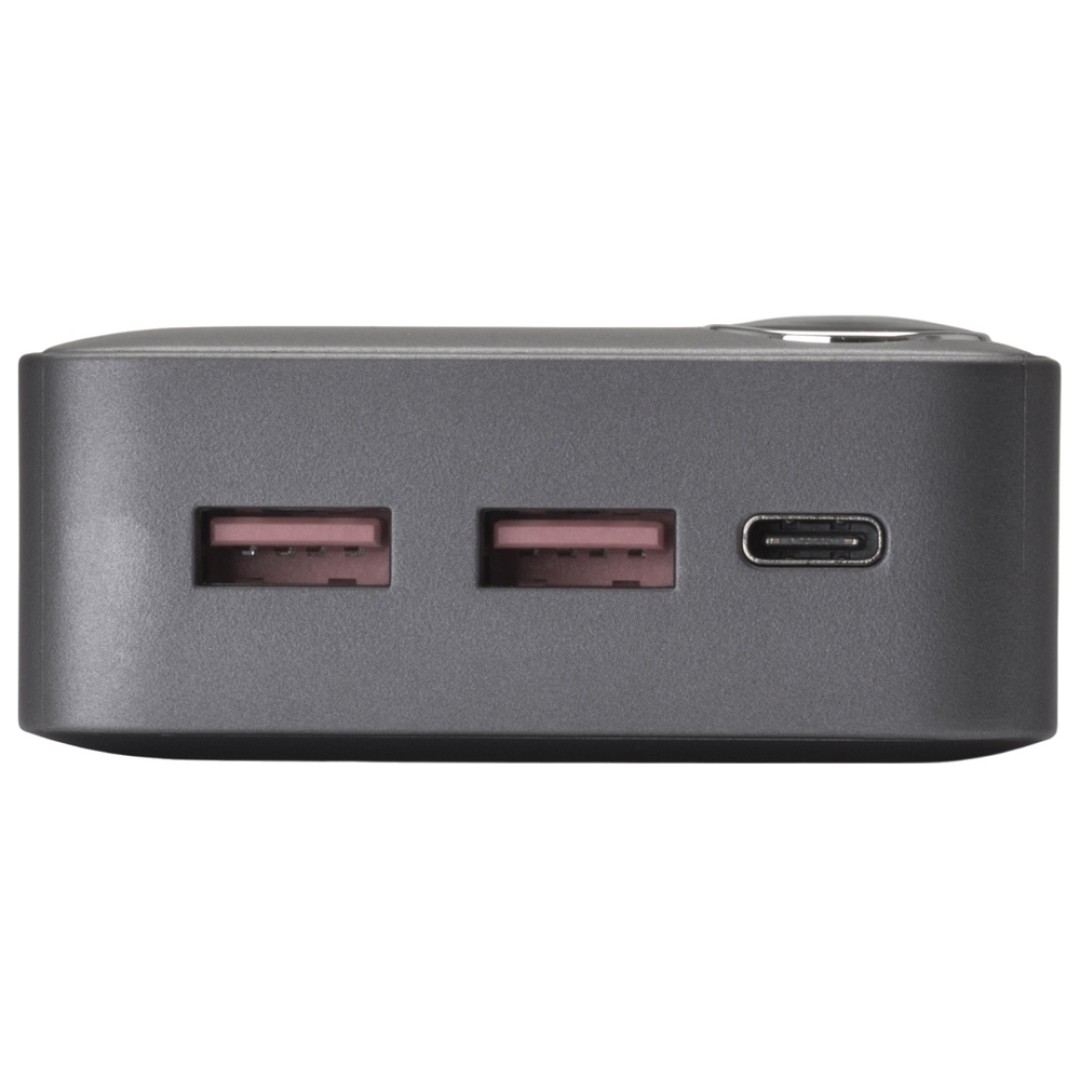 Внешний аккумулятор «Mild Pro» c быстрой зарядкой QC/PD, 20 000 mAh, серый (Р)