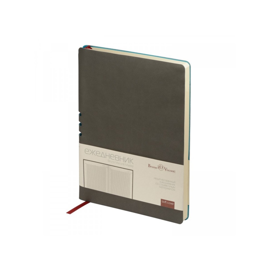 Ежедневник недатированный А5 «Madrid», серый