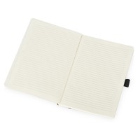 Блокнот "Sevilia Soft", гибкая обложка из крафта A5, 80 листов, крафтовый/черный