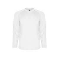 Футболка "Montecarlo " мужская с длинным рукавом, белый