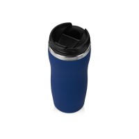 Термокружка "Mony Steel" 350 мл, soft touch, темно-синий