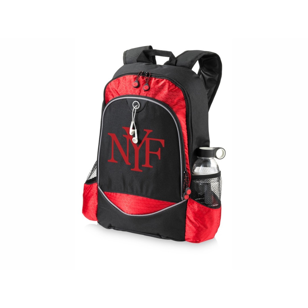 Рюкзак "Benton" для ноутбука 15", черный/красный