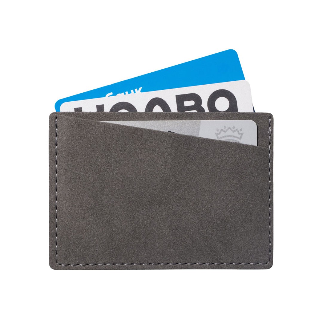 Футляр на 3 пластиковые карты "Alicante", темно-серый