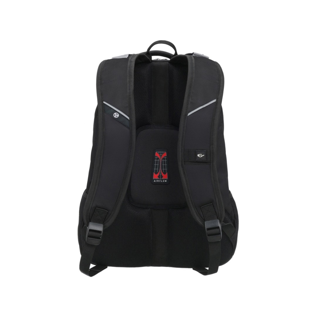 Рюкзак TORBER XPLOR с отделением для ноутбука 15", чёрный, полиэстер 600D, 35x20x47 см, 33л