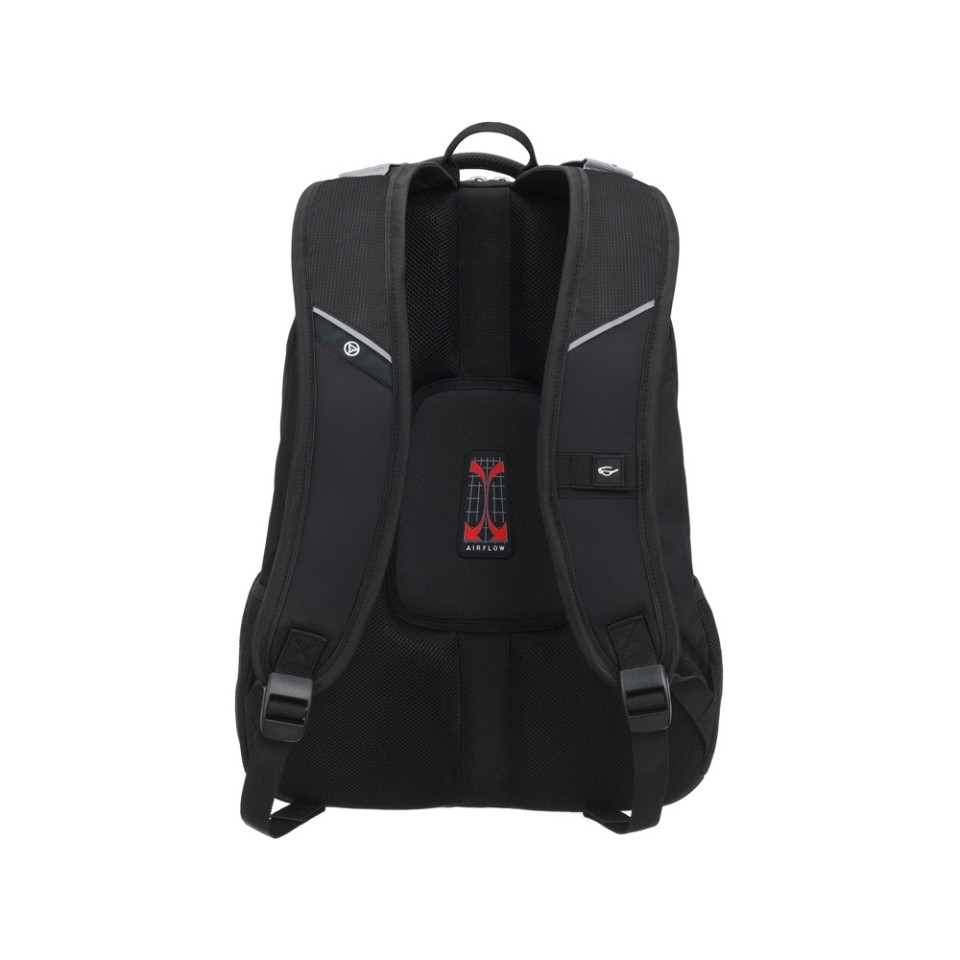 Рюкзак TORBER XPLOR с отделением для ноутбука 15", чёрный, полиэстер 600D, 35x20x47 см, 33л