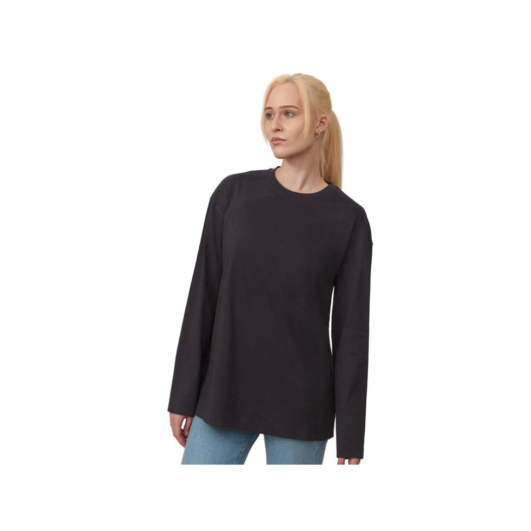 Лонгслив оверсайз «Berlin» унисекс, темно-серый