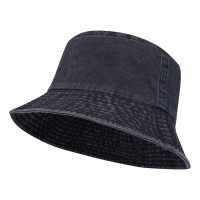 Панама "Mitica" стираная - Темно - синий