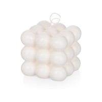 Свеча "шарики" без отдушки, белый