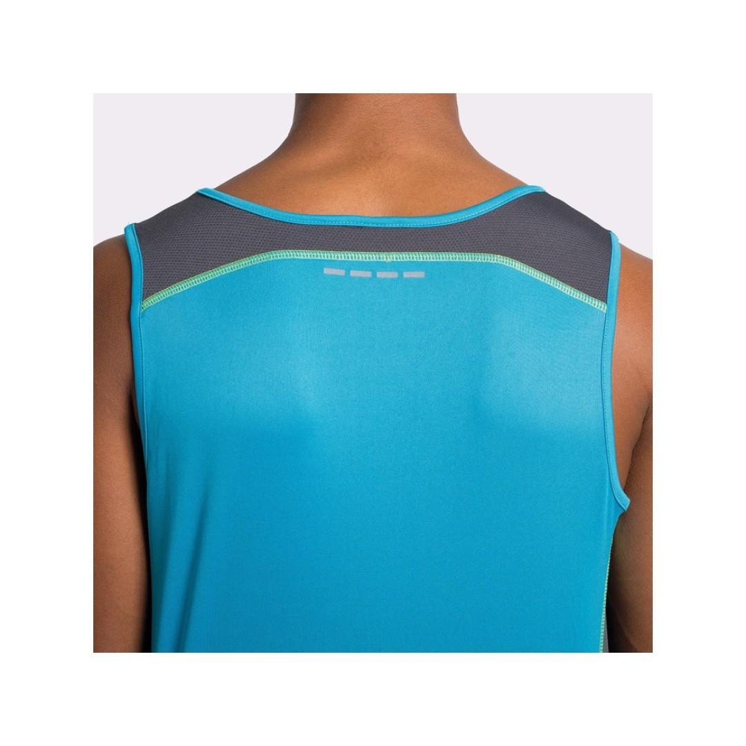 Майка "Misano" мужская, бирюзовый/эбеновый