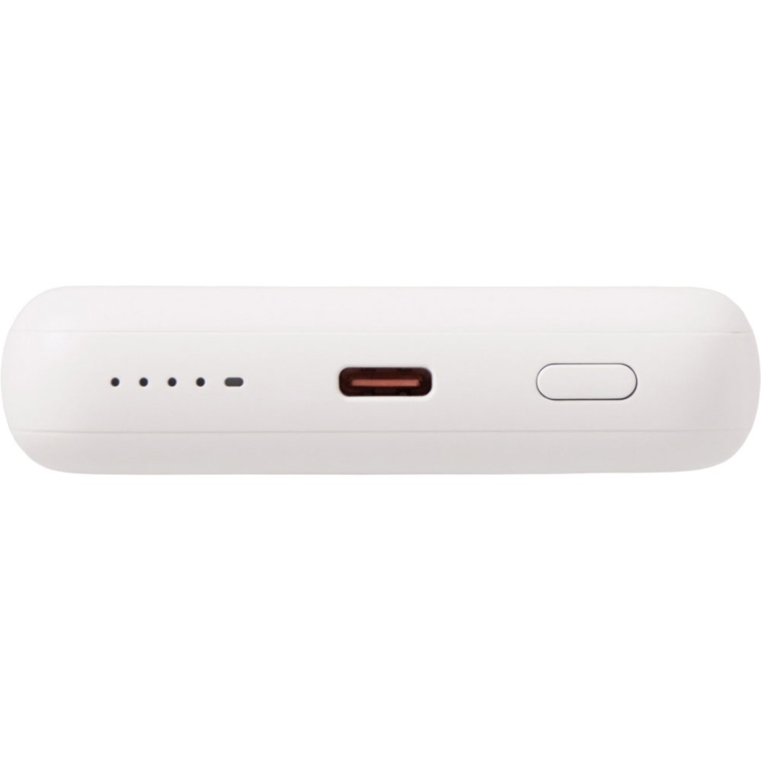 Магнитный внешний беспроводной аккумулятор «Polarix», QC/PD, 10000 мАч, слоновая кость