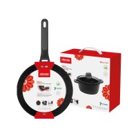 Сковорода блинная с антипригарным покрытием, 24 см, NADOBA, серия DARA